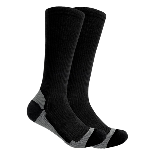 Cotton Nylon Blend Hiking Calf Socks
